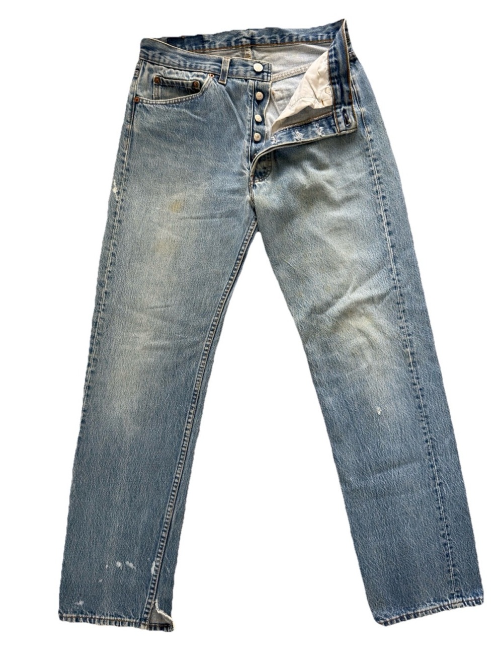 90’s Vintage Levi’s 501 Original Fit Jeans W32 L32 Stonewash 501-0114 USA